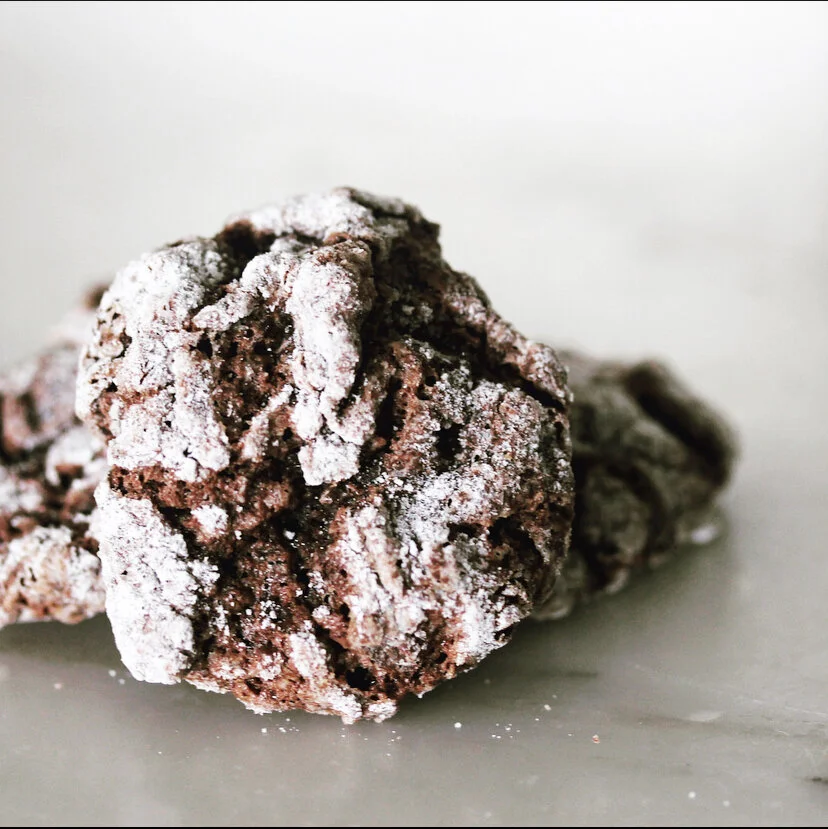 Gluten Free Chocolate Crinkle Cookies