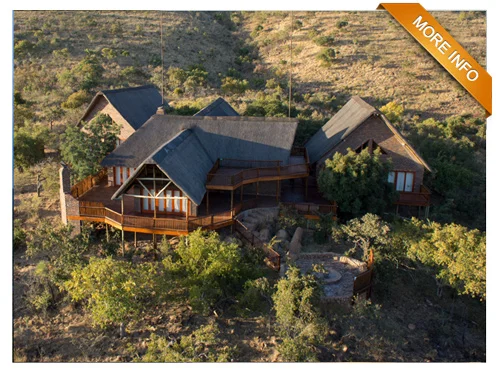 PTY096 | Spectacular views! 4 Superior Bedrooms separate from main building (two bedrooms en-suite) Each bedroom opens onto covered deck Main building with additional upstairs loft (two sleeper couches) Fully equipped kitchen with seperate scullery Spacious open-plan living and dining area with magnificent bar area Dining area with folding doors which opens onto large deck Partially covered wooden deck with built-in outdoor braai Boma with open fire with stunning views Jacuzzi Covered parking PRICE: R3 850 000