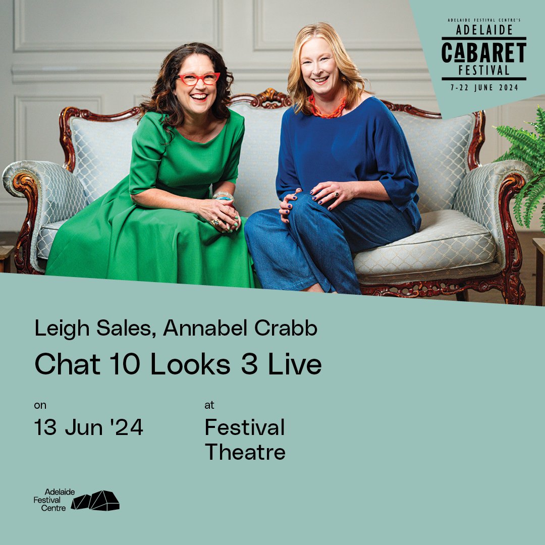 What's this? Crabb and Sales and... CABARET? Did Sales bribe you @thatsmsgaytoyou? Blink twice for yes.

It's true: Chat 10 Looks 3 will be LIVE at #AdCabFest on Thursday 13 June. 

Full details and tickets through the link in our bio.

Image descrip