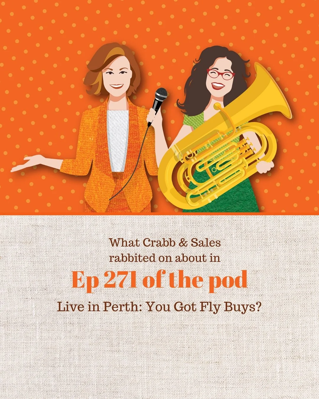Has anyone else read the new Elizabeth Gilbert book? Crabb and Sales have thoughts.

Here&rsquo;s what Crabb and Sales talked about in ep 271 of the pod, recorded live in Perth.
⁠
The links for all of these can be found in our bio.⁠

Image descriptio