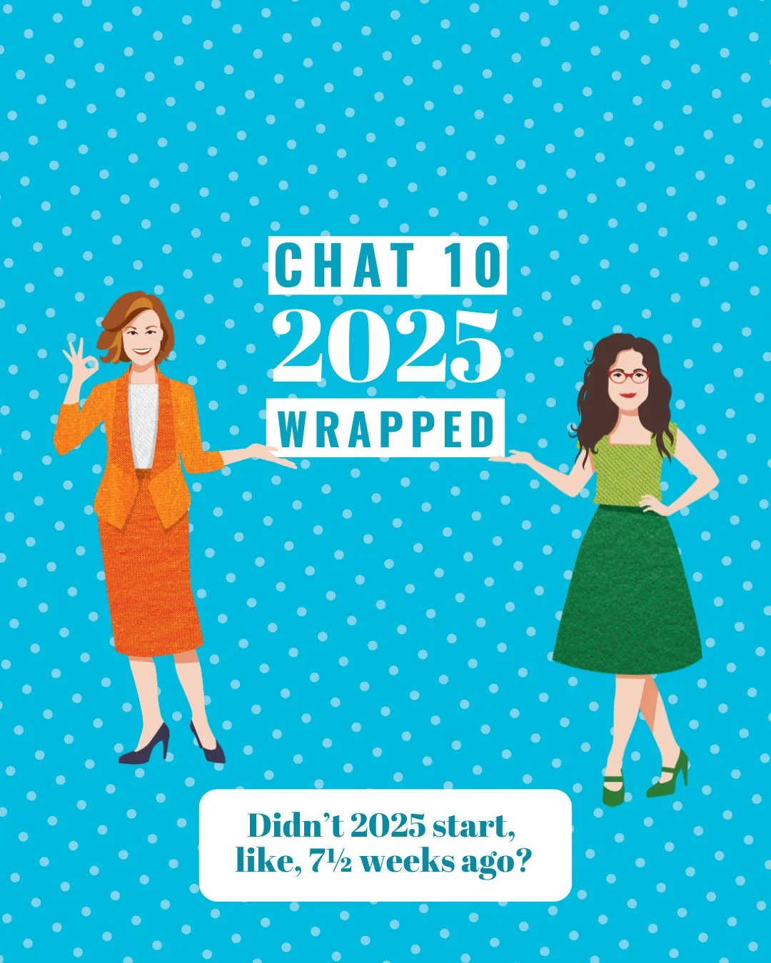 We&rsquo;re usually a good 6-18 months behind any trend, so please enjoy this rare foray into being just two-and-a-bit weeks behind.⁠
⁠
Thank you for another excellent year Chatters. Shall we do this again next year?