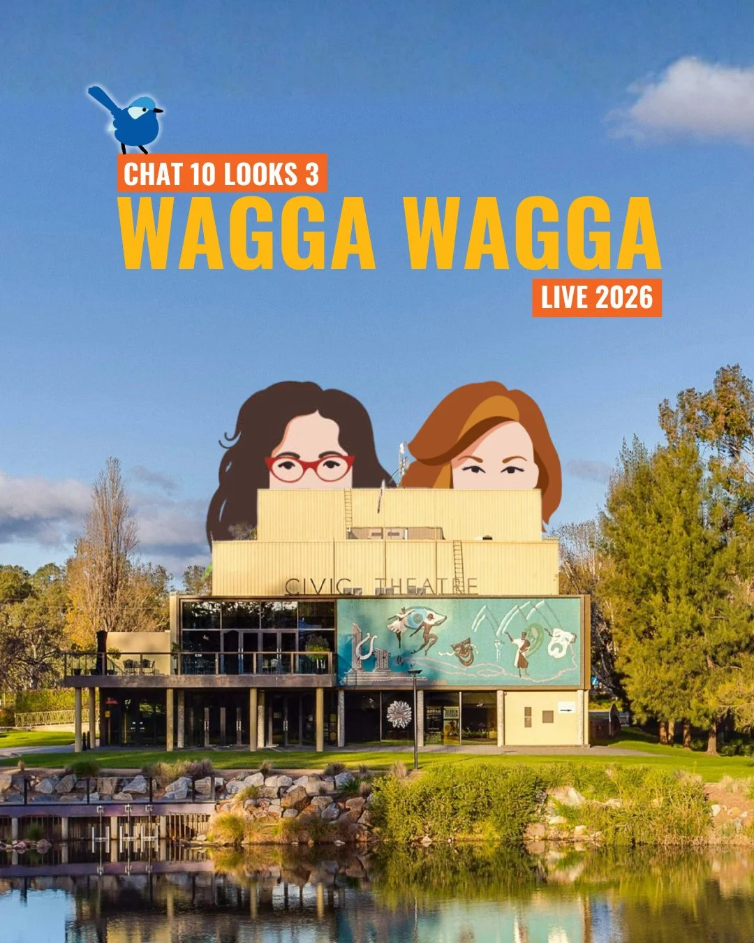 WaggaChatters and Chatters of the broader Riverina and beyond! Leigh Sales @leigh_sales and Annabel Crabb @annabelcrabb have synchronised diaries and have fulfilled their long-term obsession with COMING TO WAGGA!

Comment WAGGA10 to get a reminder wh