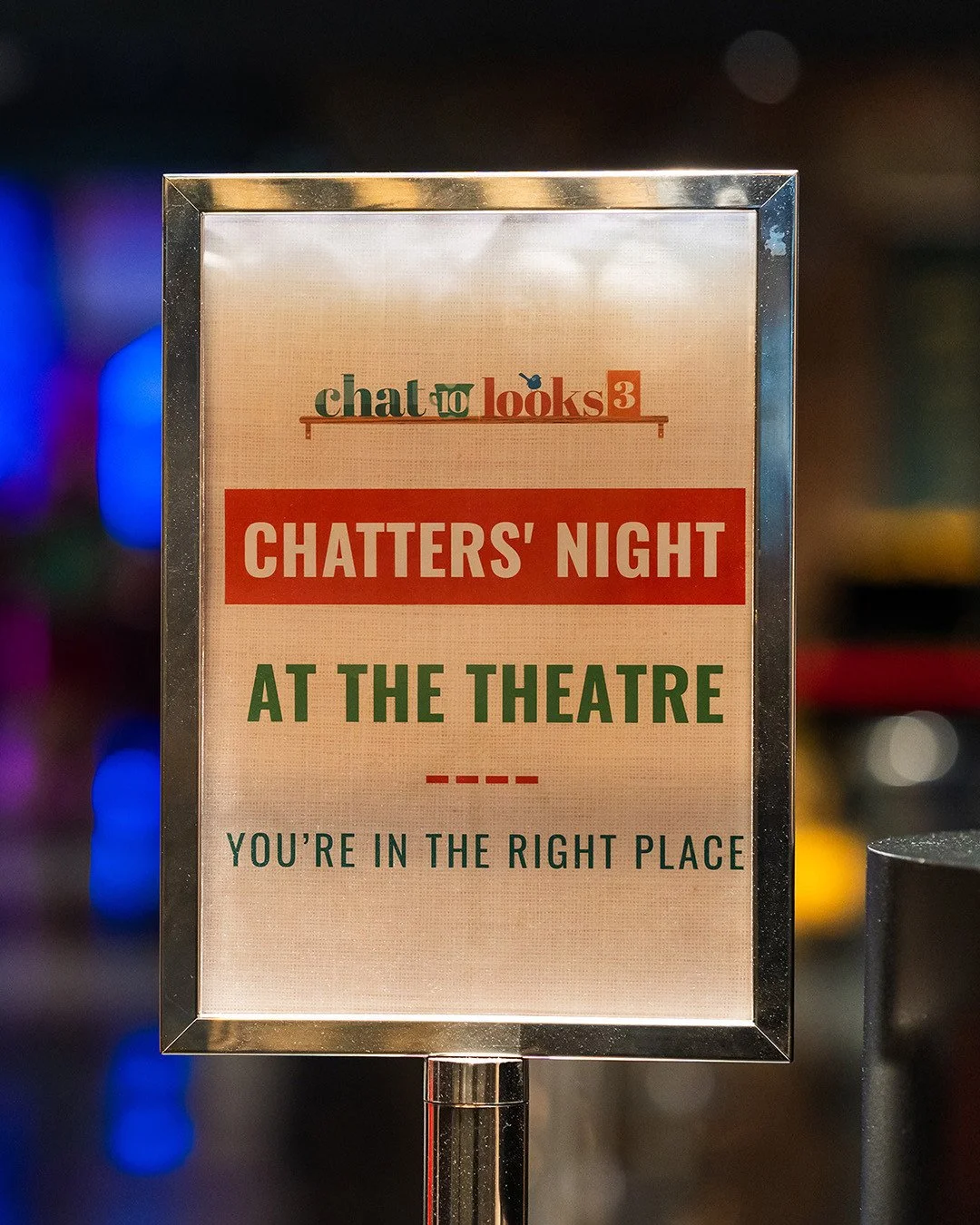 Thank you to the Chatters who came to Thursday night&rsquo;s proper, real life Chat 10 gathering at @sydneytheatreco.⁠
⁠
My Brilliant Career was the perfect musical for Chatters to experience together. Hopefully those who came enjoyed it and we can p