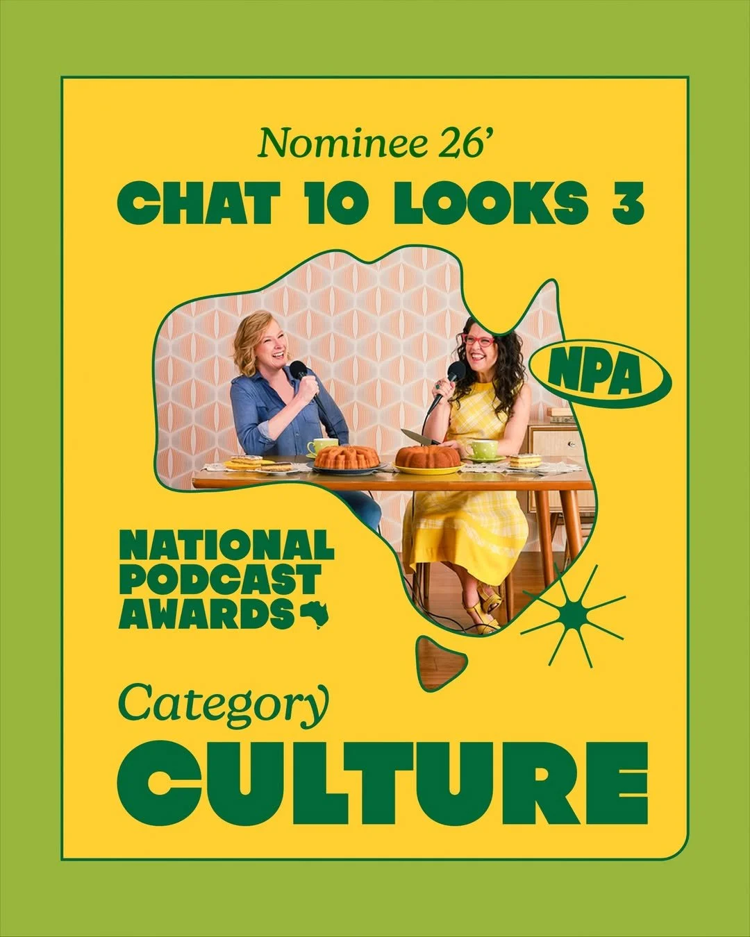 Well THIS was a delightful surprise &ndash; we're nominated for Society and Culture podcast of the year! @nationalpodawards 

Comment VOTE10 and the link will be automagically sent to your direct messages.

Voting takes less than 2 minutes (Sales tim