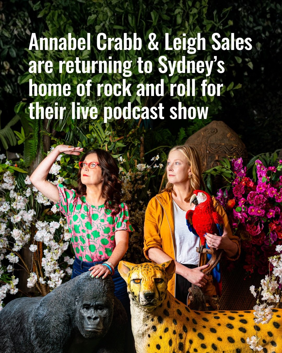 Chat 10 is back in Chatter heartland in Sydney&rsquo;s inner west, at the Enmore Theatre, for a live podcast recording! The stage crew won&rsquo;t have seen rock and roll living like it, as Annabel Crabb and Leigh Sales head backstage with riders inc