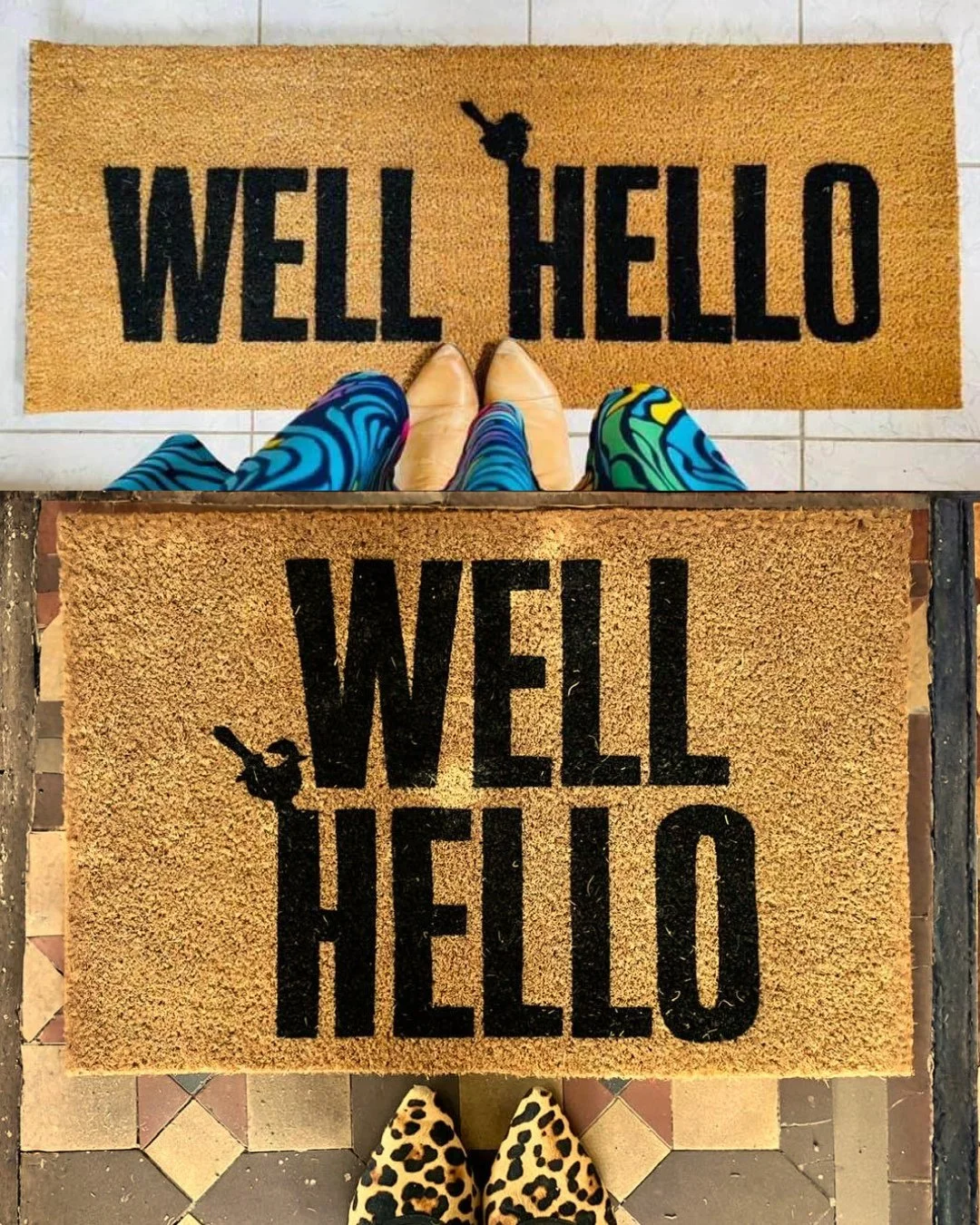 🚪 WELL HELLO DOORMAT ALERT FROM @GLAMGWENBLAKE 🚪⁠
⁠
In a rare and slightly alarming turn of events, we currently have actual physical stock of the wildly popular WELL HELLO doormats heading towards Gwen&rsquo;s doorstep as we speak.⁠
⁠
Usually thes