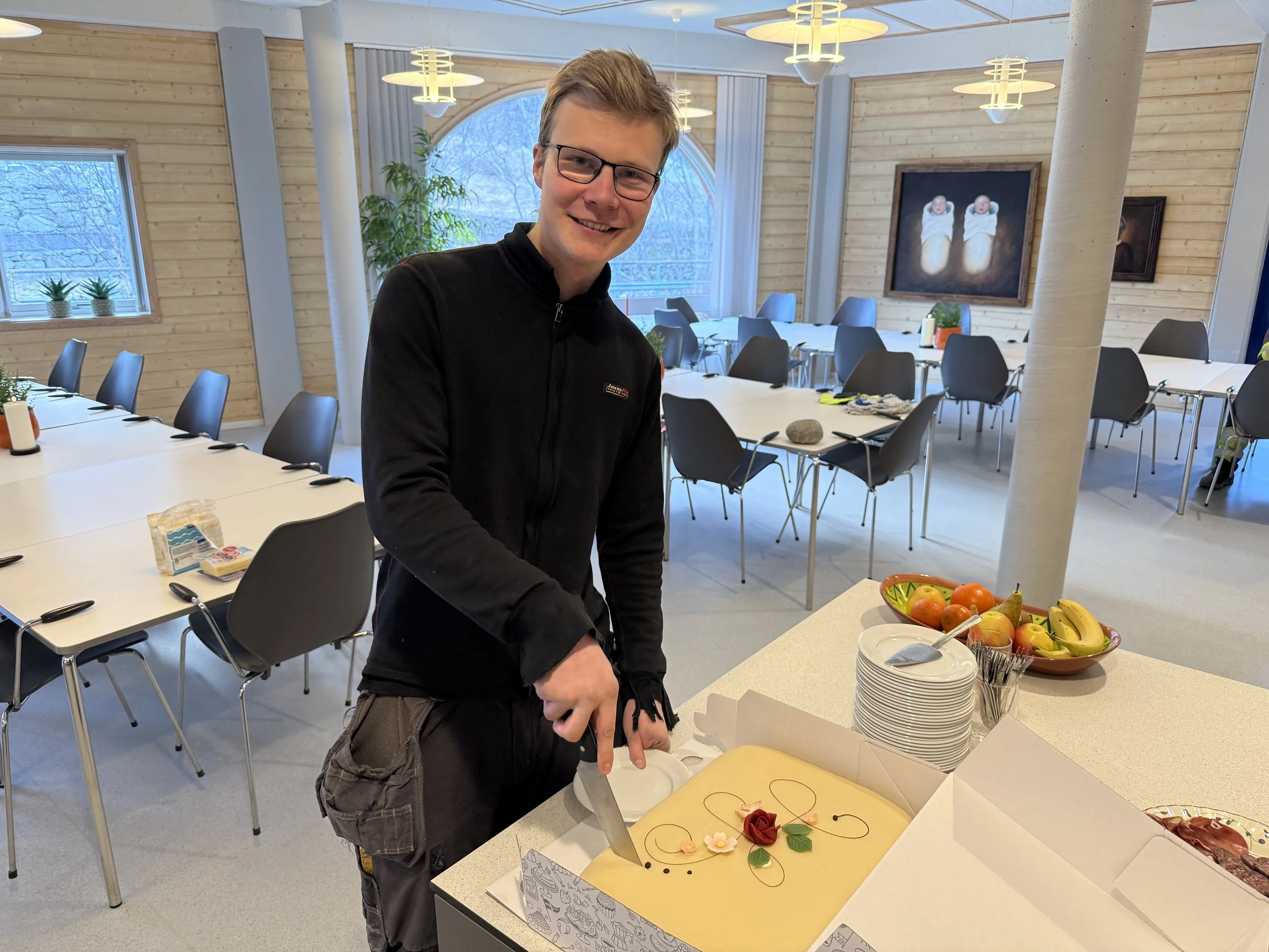 Sondre har trivst i rolla som lærling i Straumnett.