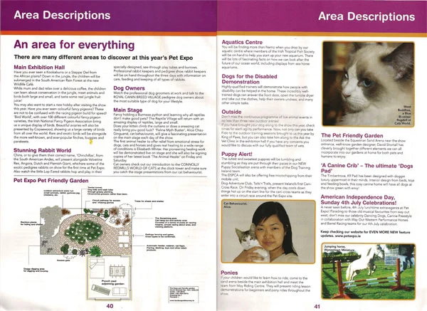 Pet Care Magazine, insert of 27 June 2010 Irish Daily Star Click on the image or here to see larger size (PDF document).