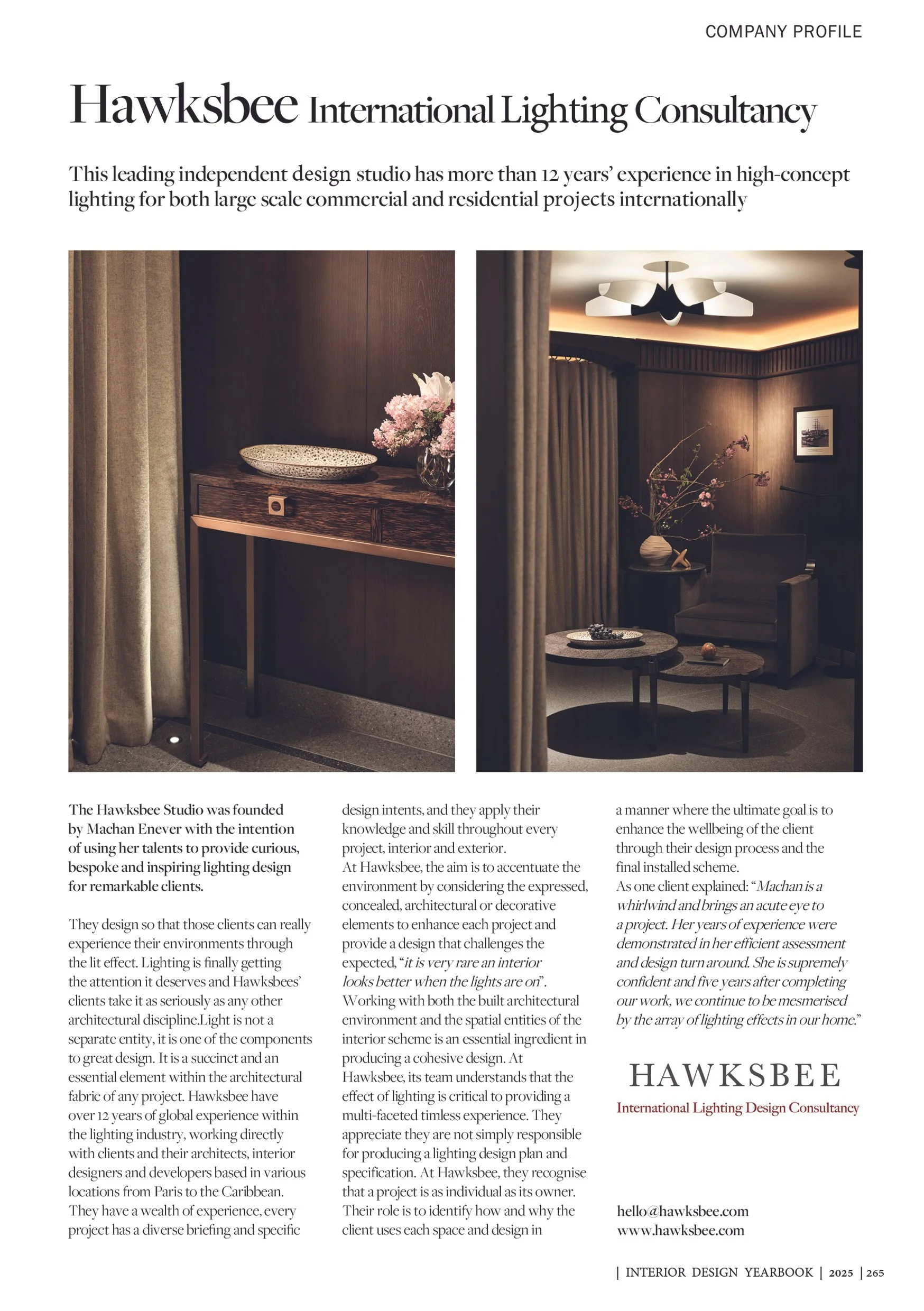 Hawksbee_Profile lighting design consultancy Interior design yearbook.jpg
