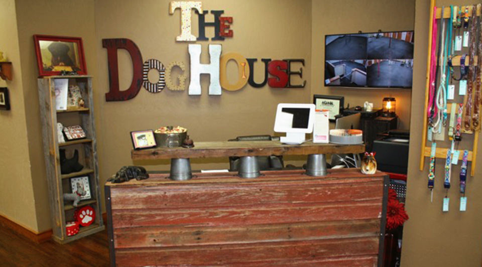 The Dog House OKC Dog Daycare Reception