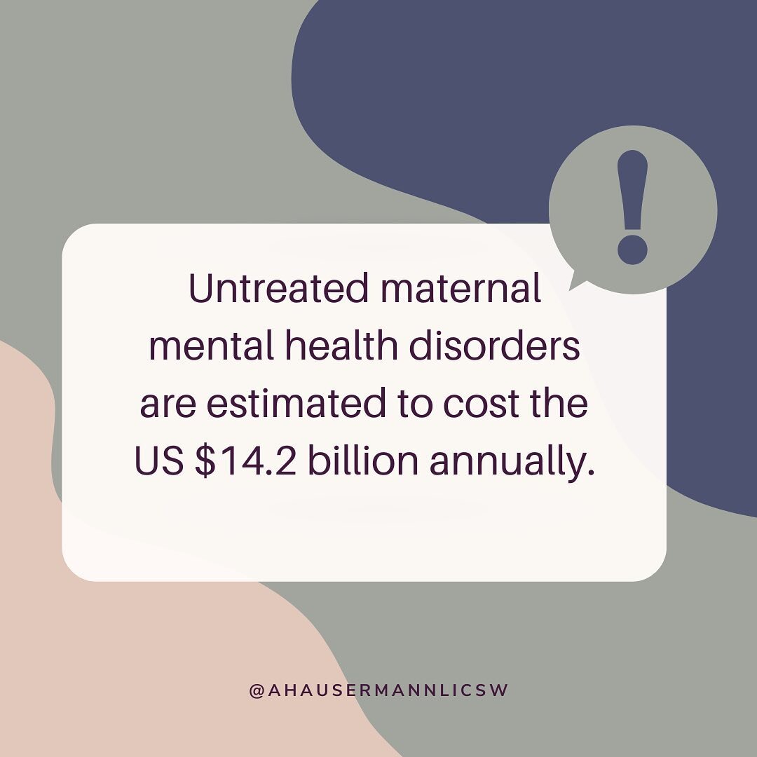 When left untreated, these disorders can have lasting impacts on a woman&rsquo;s wellbeing, family stability and children&rsquo;s development. 

Source: @policycentermmh 

Need help?
🔵 In an emergency or crisis situation, call or text 988
🔵 In a no