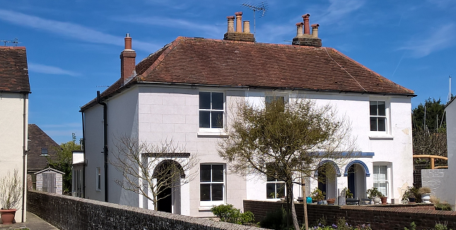 Our role - design rising-damp countermeasures using lime plaster and render to allow vapour-permeability + design & install MEV constant ventilation system + project manage all works. The project - total house refurbishment very close to Chichester harbour.
