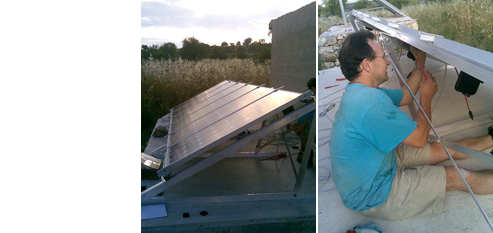 Our role - design and install an off- grid solar photovoltaic system to provide sole power for the property. The project - new-build near Avola, Sicily 