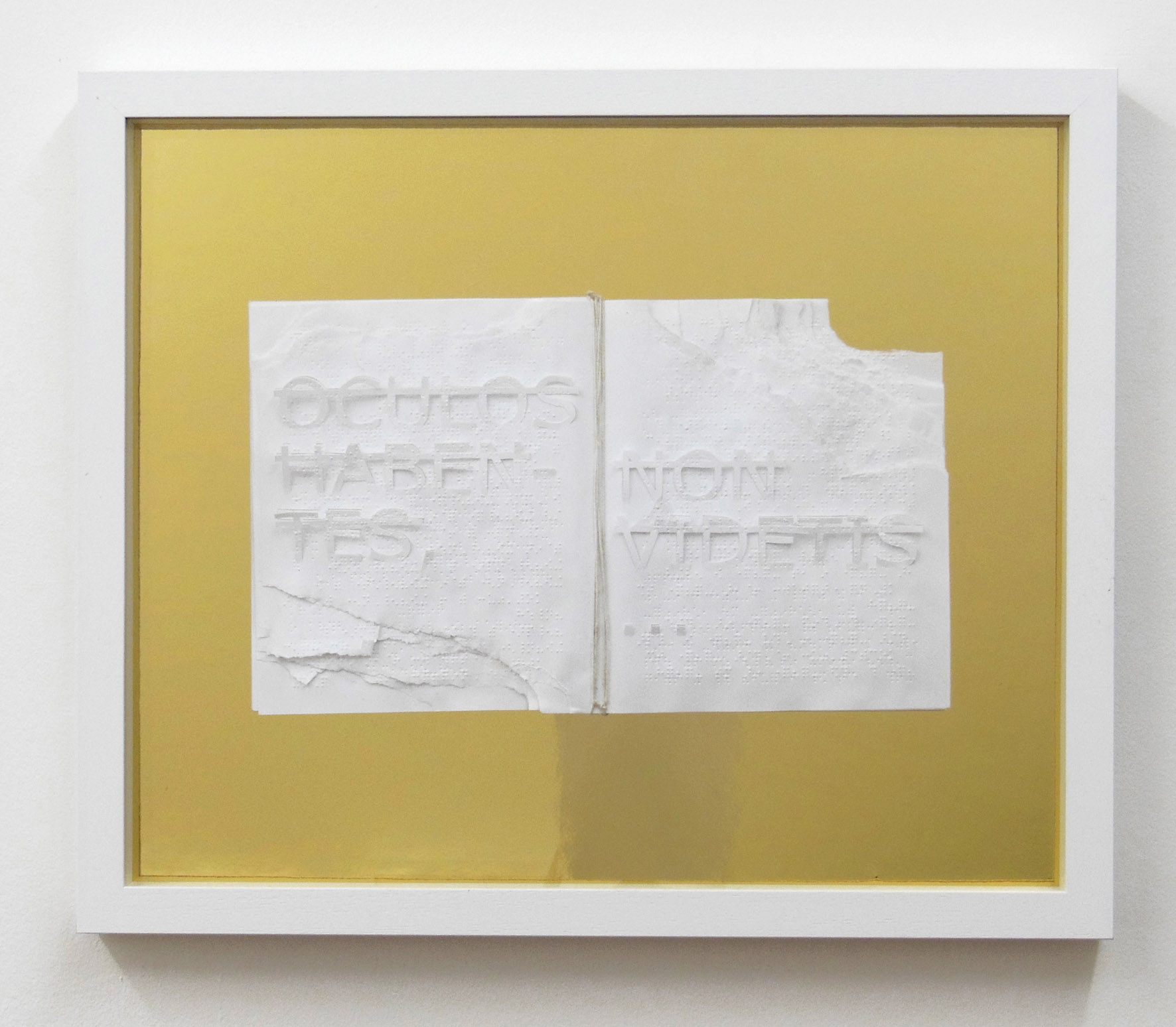 Sans titre (OCULOS HABENTES, NON VIDETIS…), 2014