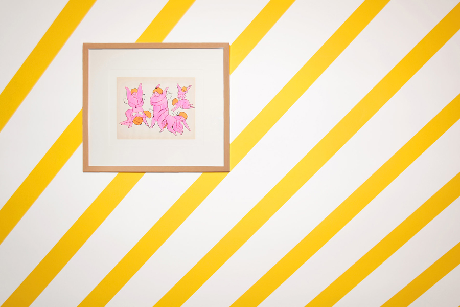 Andy WARHOL. In the Bottom of my Garden (IV.95A), 1956. Lithographie et aquarelle sur papier \ Lithograph and watercolor on paper . 21,6 x 27,9 cm. Courtesy Taglialatella Galleries, New York / Palm Beach / Paris