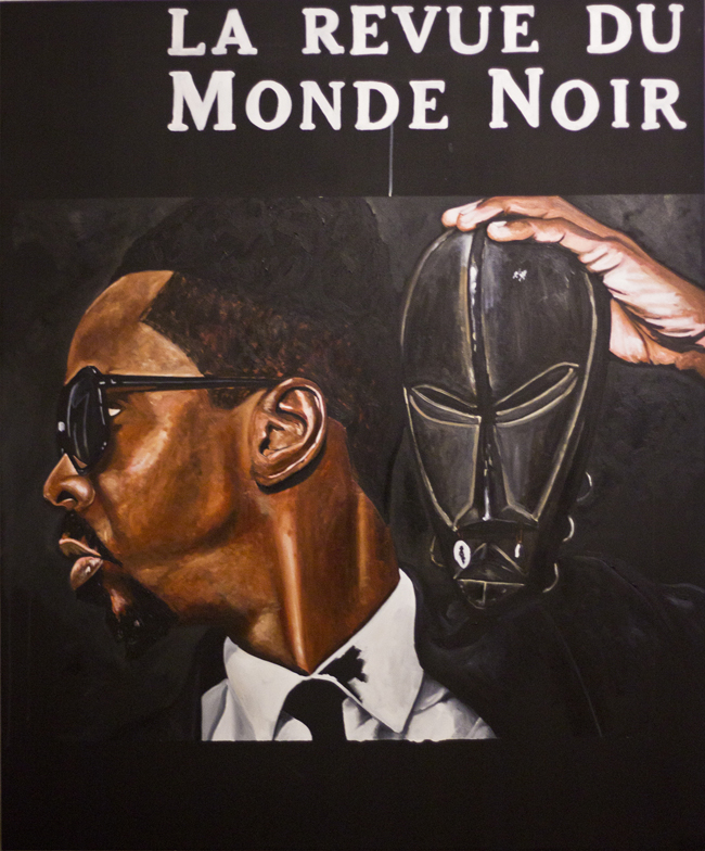 A.W.N. (Artist With Négritude) , 2012. Acrylique sur toile \ Acrylic on canvas. 178 x 127 cm