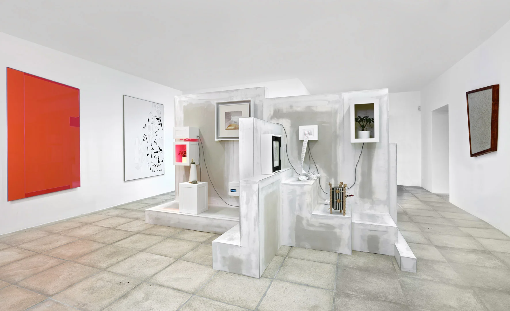 2+1, Pierre Descamps, Mathieu Schmitt & Xavier Theunis, Galerie Catherine Issert, Saint-Paul-de-Vence, 2017