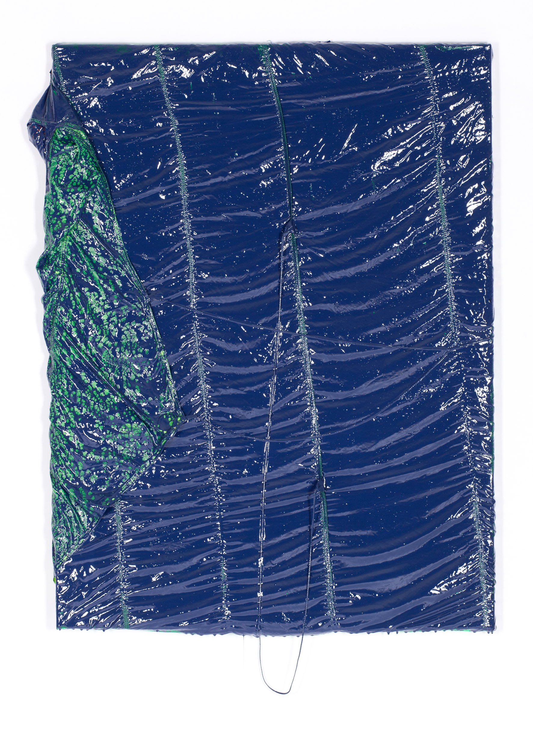 Parachute Painting (blue) #94, 2017