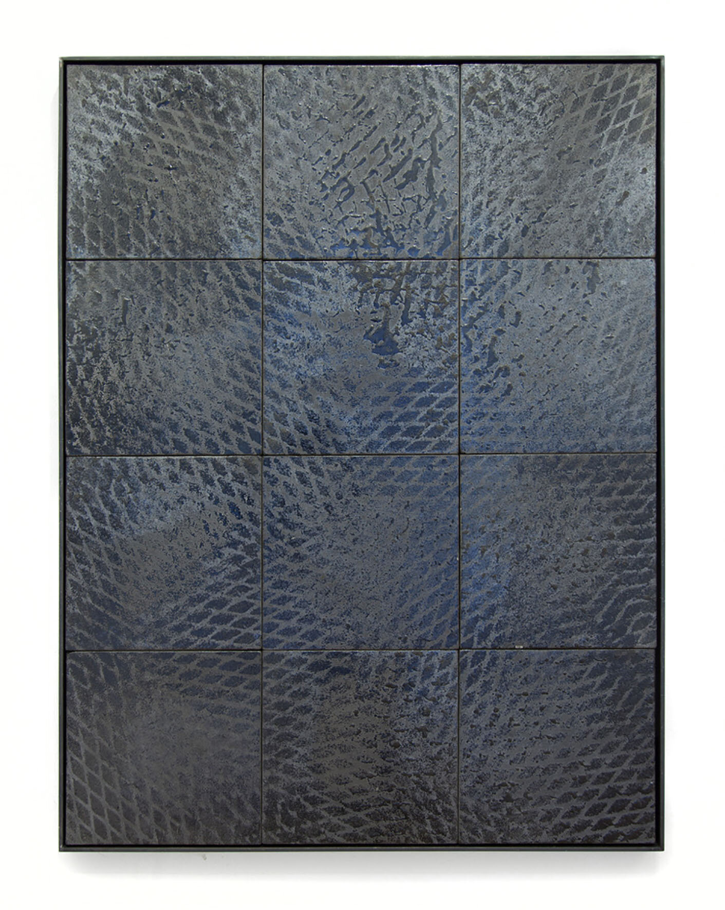 Expanded Metal Tile Painting (b1), 2019