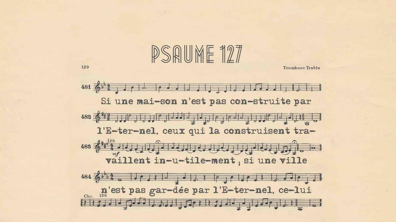 Psaume 127 Notre Travail Avec Lui Eglise Connexion
