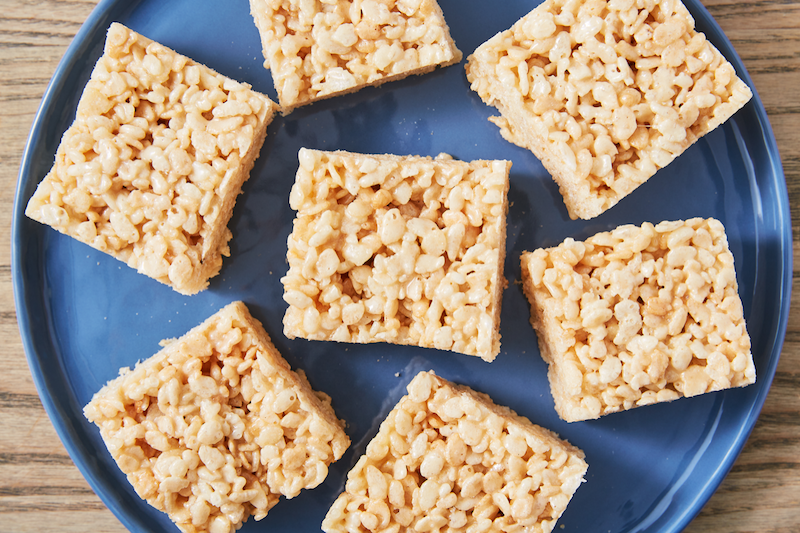 Carrés aux Rice Krispies