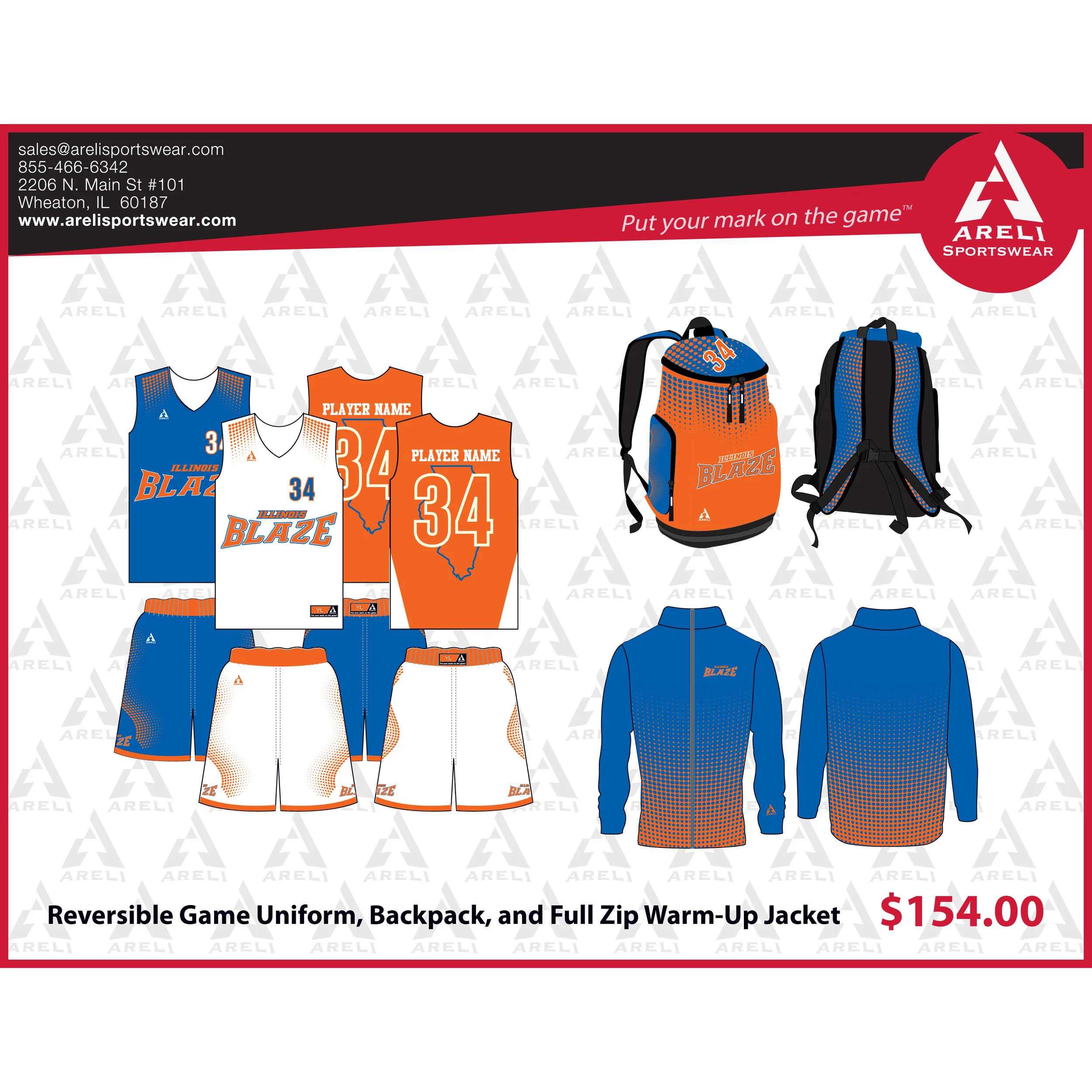 Custom Basketball Uniforms — Areli Sportswear