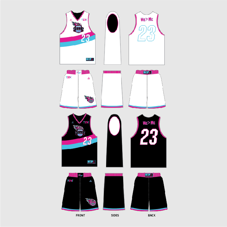 reversible basketball uniform