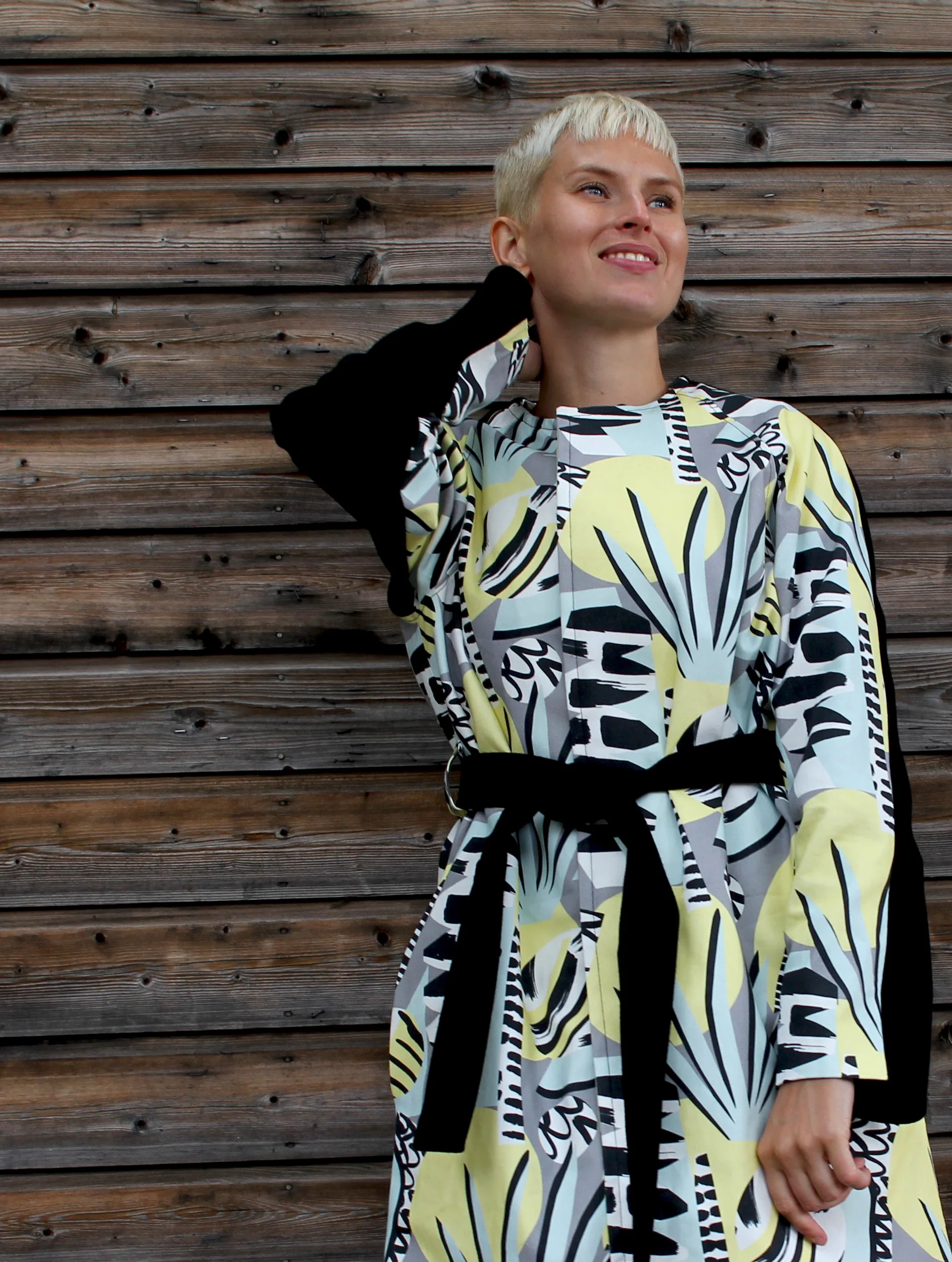 Tilda coat - Print by Lizzie Hiller