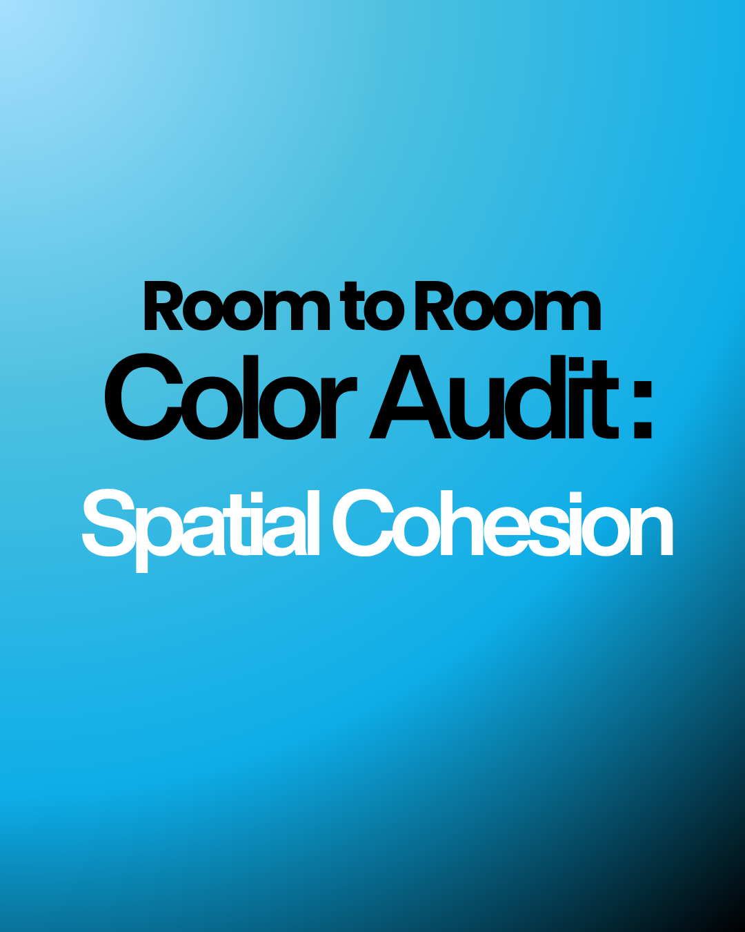 Color Audit Assessment: Spatial Cohesion