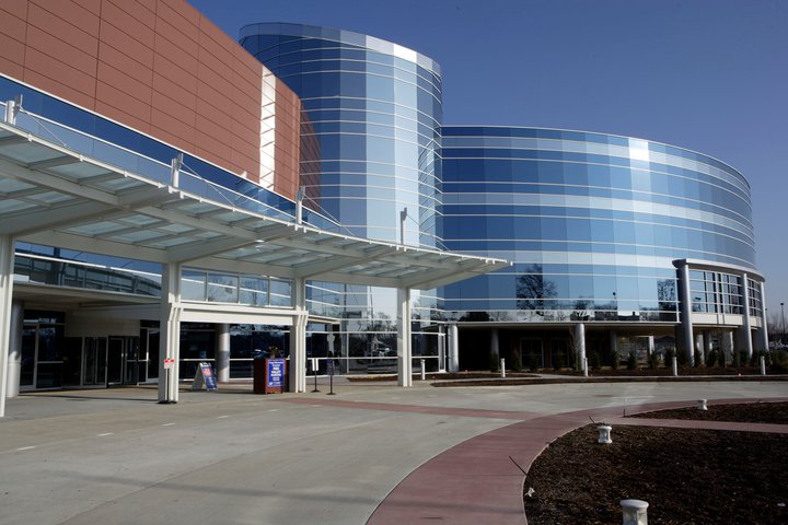 Floyd Memorial Hospital along State Street in New Albany.