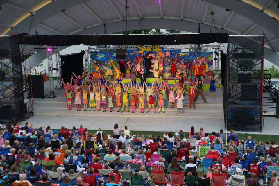 Seussical the Musical at the New Albany Riverfront Amphitheater, 2014.