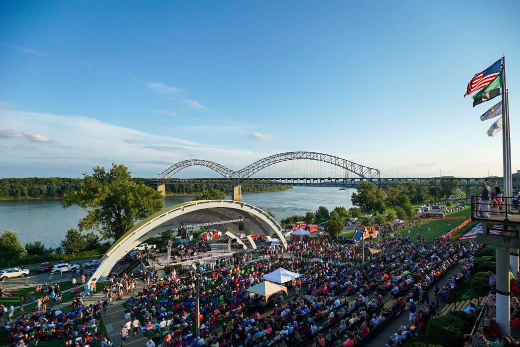 August 6th, 2016. Summer Celebration at the New Albany Riverfront Amphitheater.