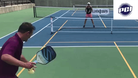 Have a friend hit balls with different speeds, heights and spins. Try to predict (before the ball crosses the net) if it will land in or out.