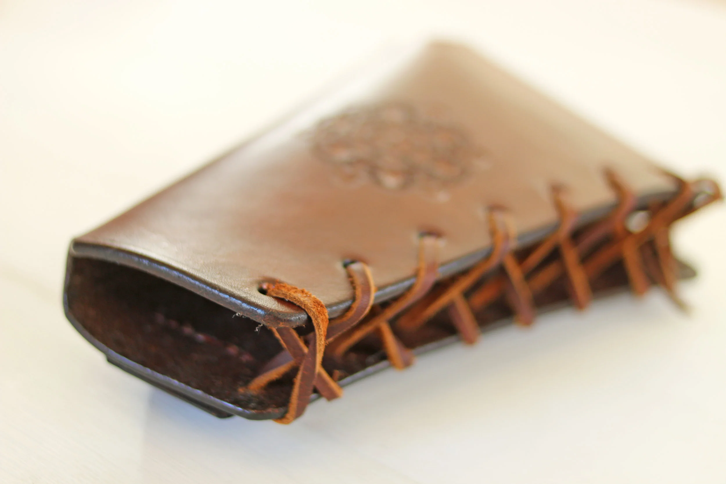 front corner view of rosette medium brown.jpg