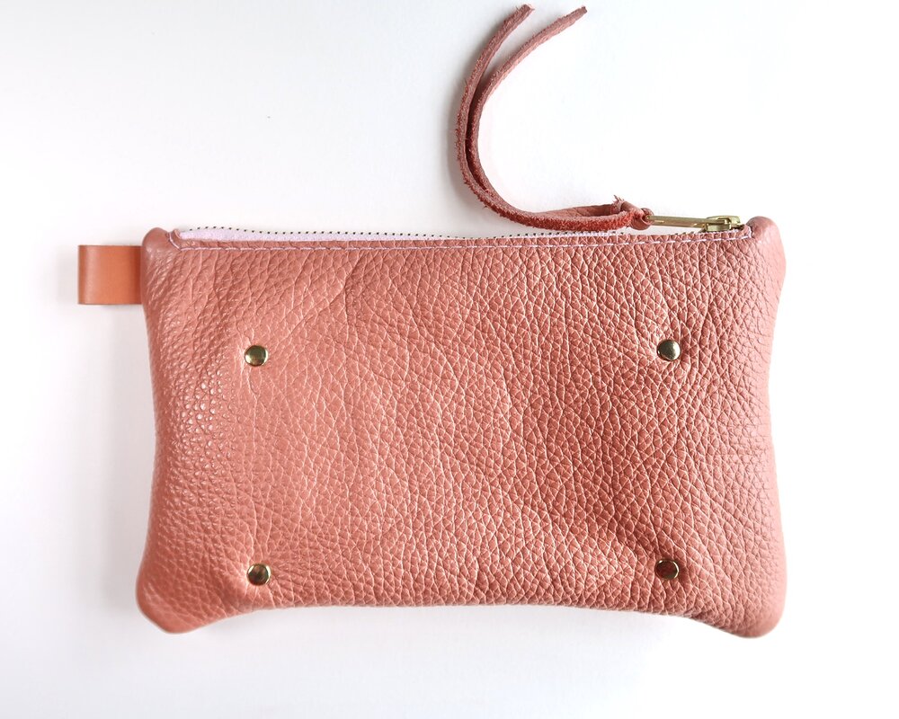 Essential Oil Pouch with Keyfob and Card Slot — magnolia leatherworks