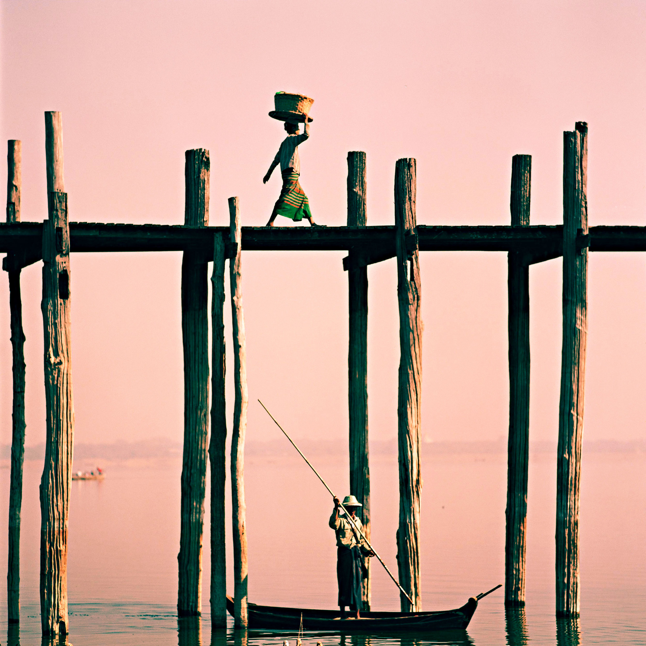 Burma-Myanmar/U Bein Bridge - Mandalay