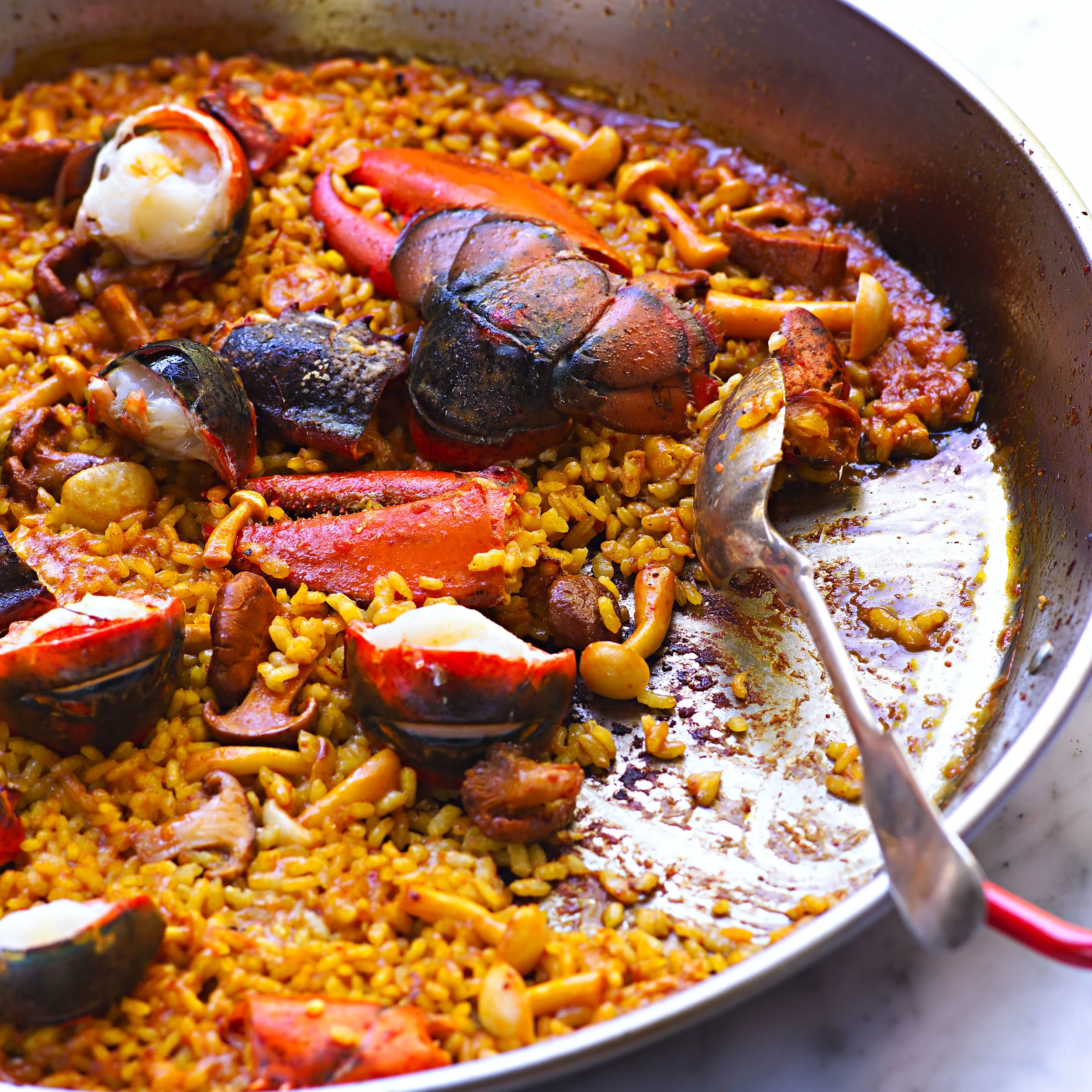 rice with lobster and chanterelles, Jose Andres