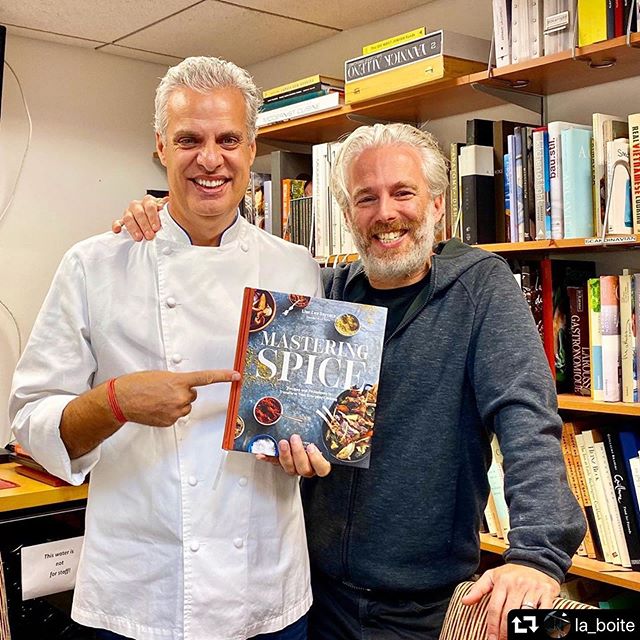 #repost @la_boite
・・・
It&rsquo;s publication day!!!! #masteringspice book is out . 18 months of great work with the most amazing team. Thx a million @tschauer @genevieve_ko @raquelpelzel @clarksonpotter @thevillaatsaugerties @lisafishernyc @ericriper