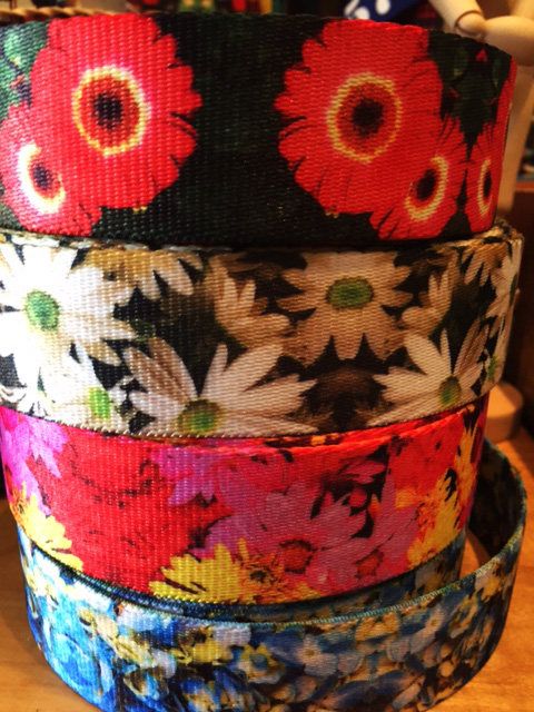 Floral belts and accessories
