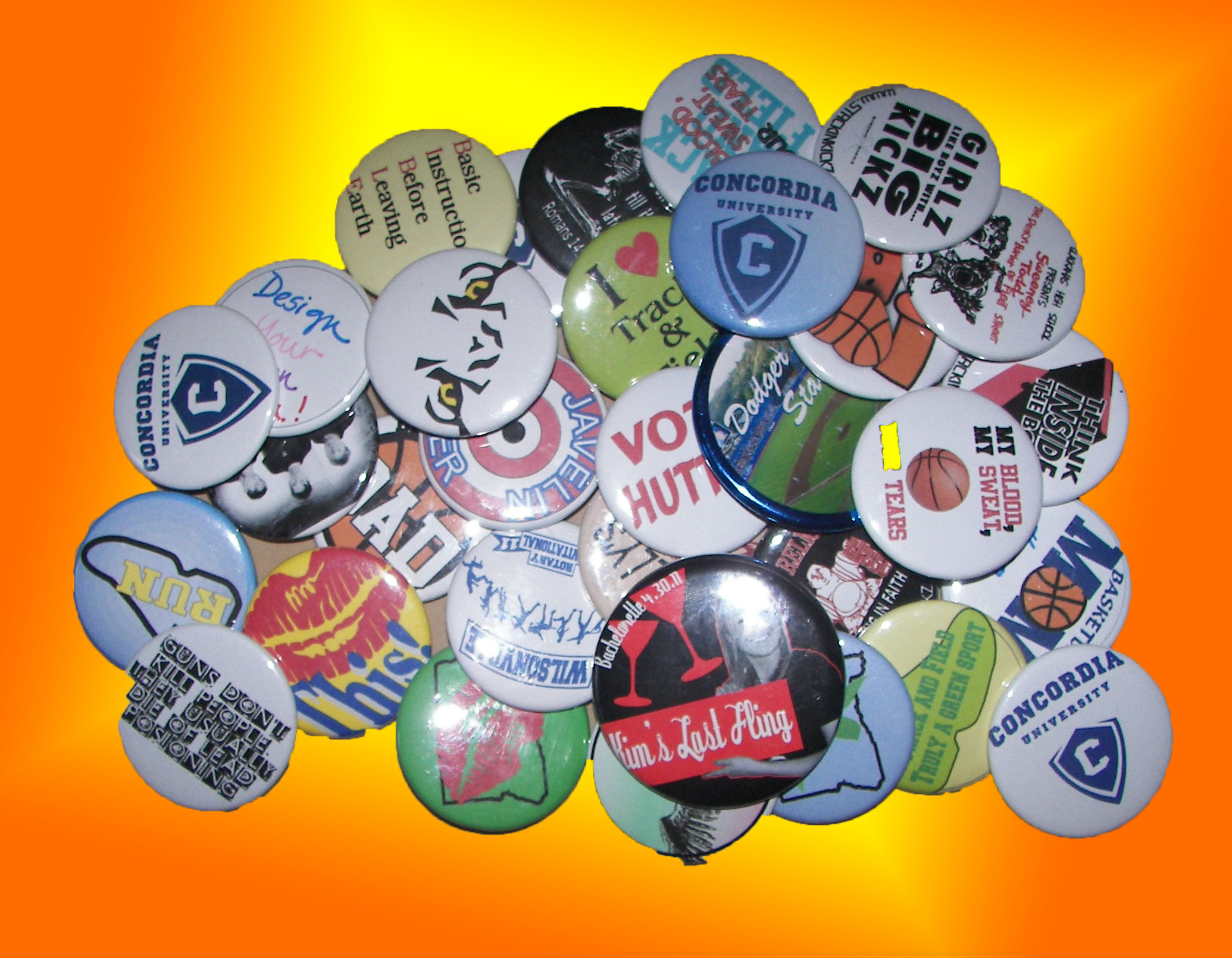 Buttons, Buttons, who has custom made buttons in Portland.