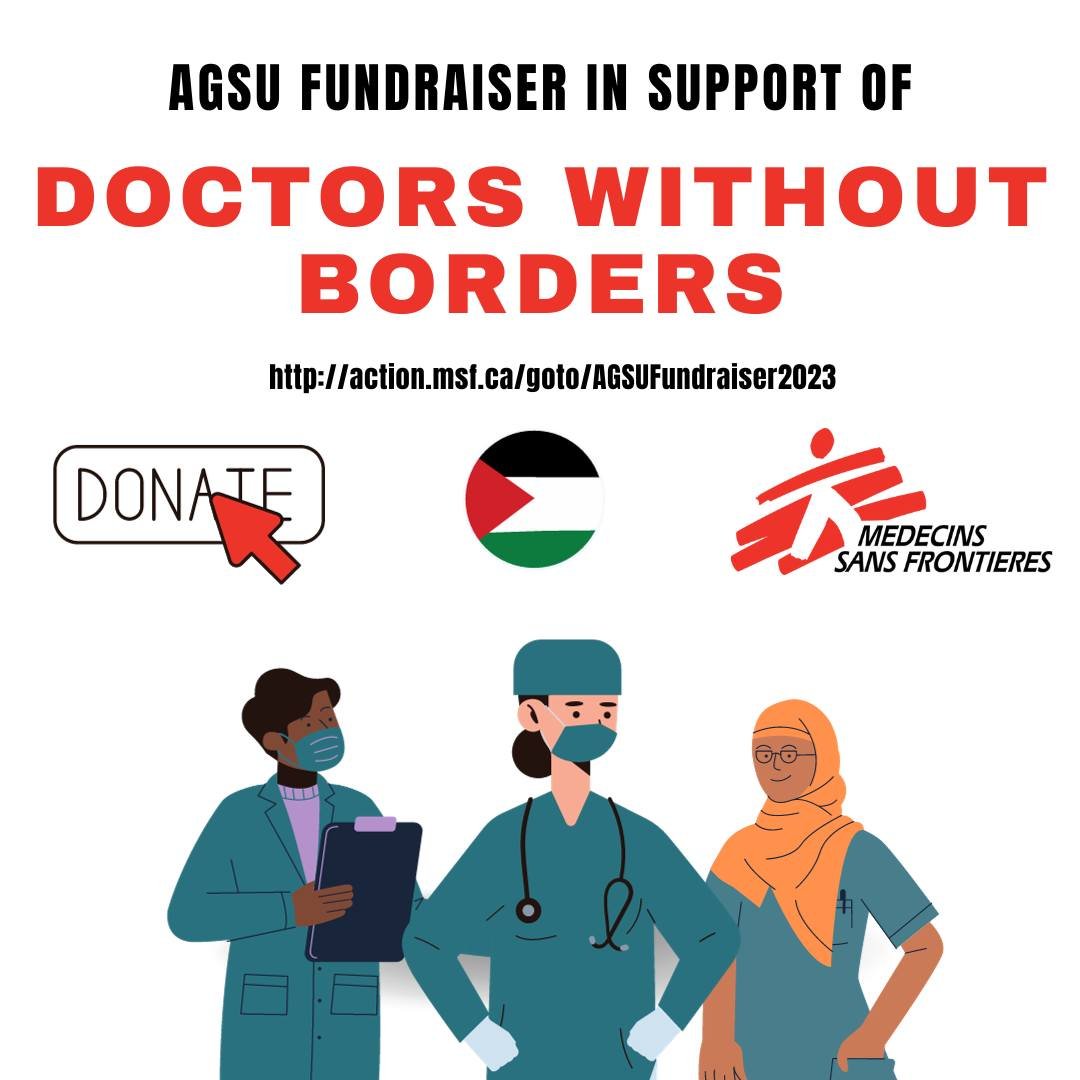 AGSU DWB/MSF Fundraiser (ongoing, initiated in 2023)