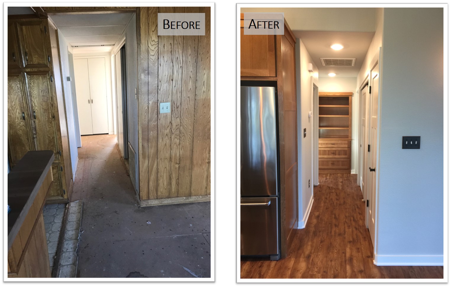 910 PLL, Interior Hall, Before and After, Bear Creek Homes.jpg