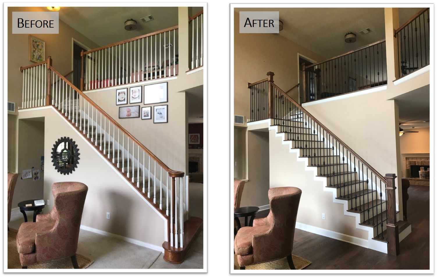 5109 JC, Stair, before after, Bear Creek Homes.jpg