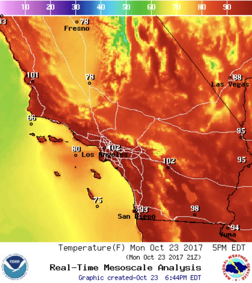 National Weather Service - Oct. 23, 2017