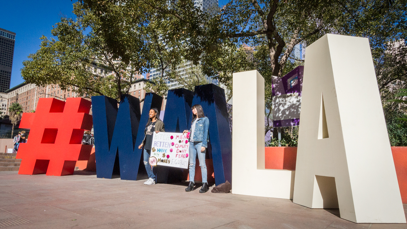 (2018) This year’s crowd-gathering, panoramic hashtag-reminder is upgraded from a chalkboard, and much more “Insta-worthy.”
