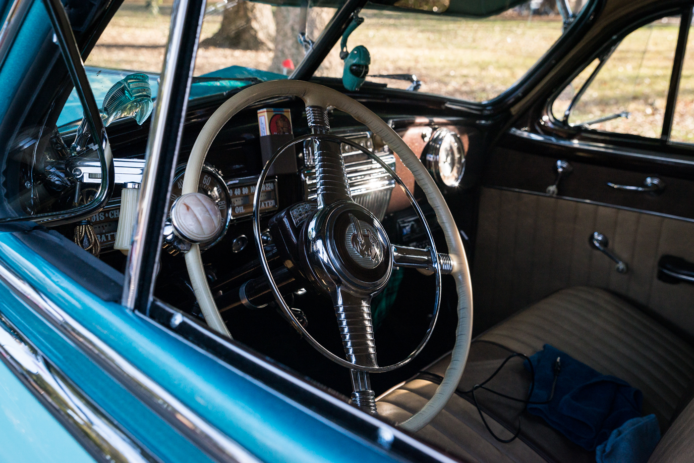 Interior of 1948 Pontiac Silver Streak