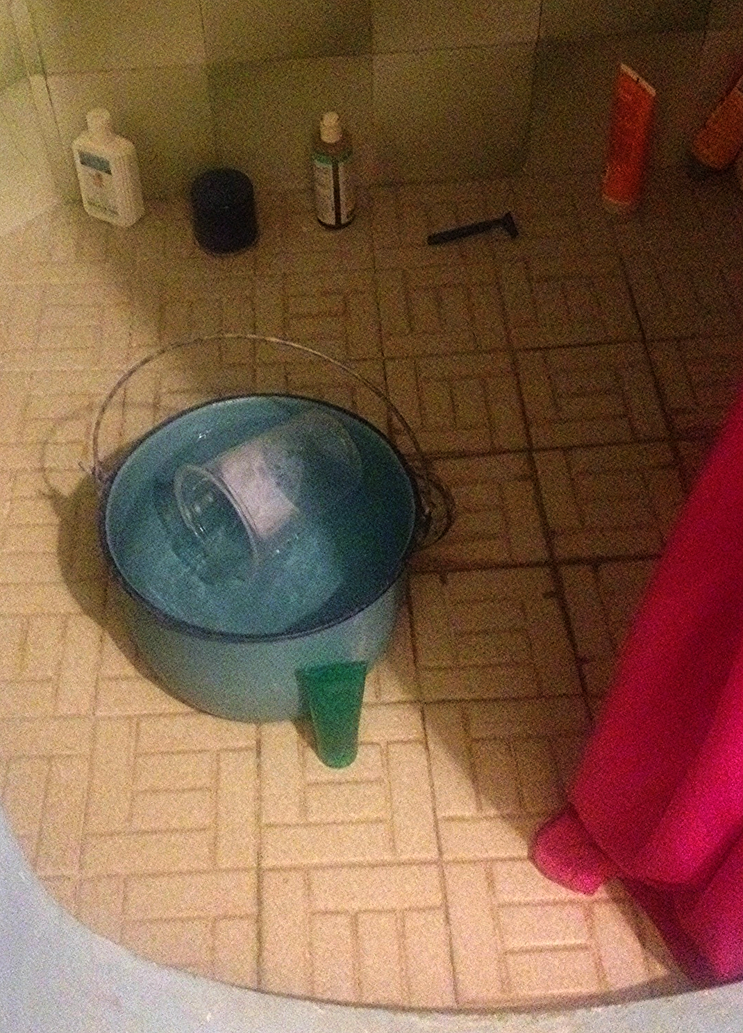 Shower time in San Pancho, Nayarit, Mexico.