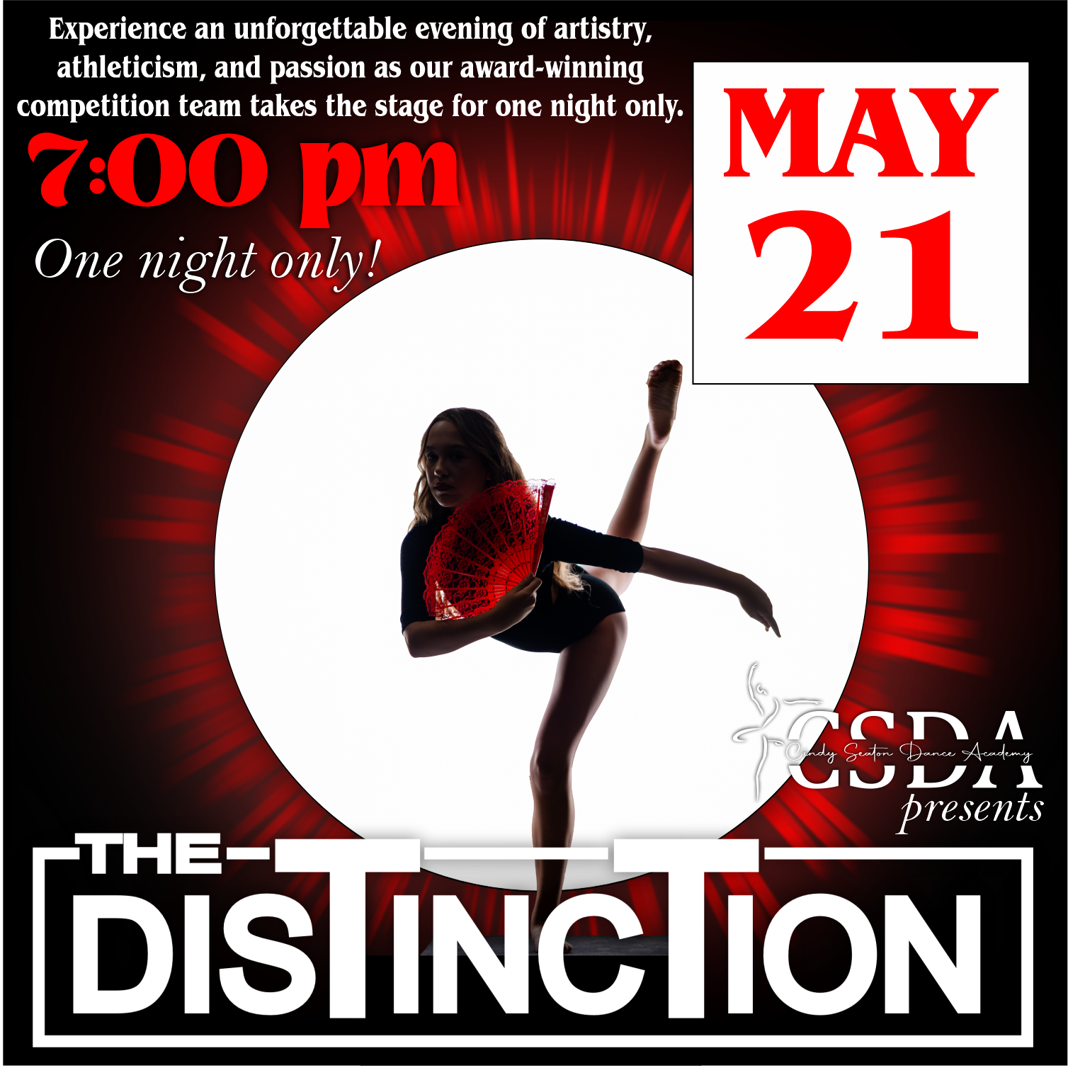 The Distinction presented by CSDA Competition &amp; Performance Team