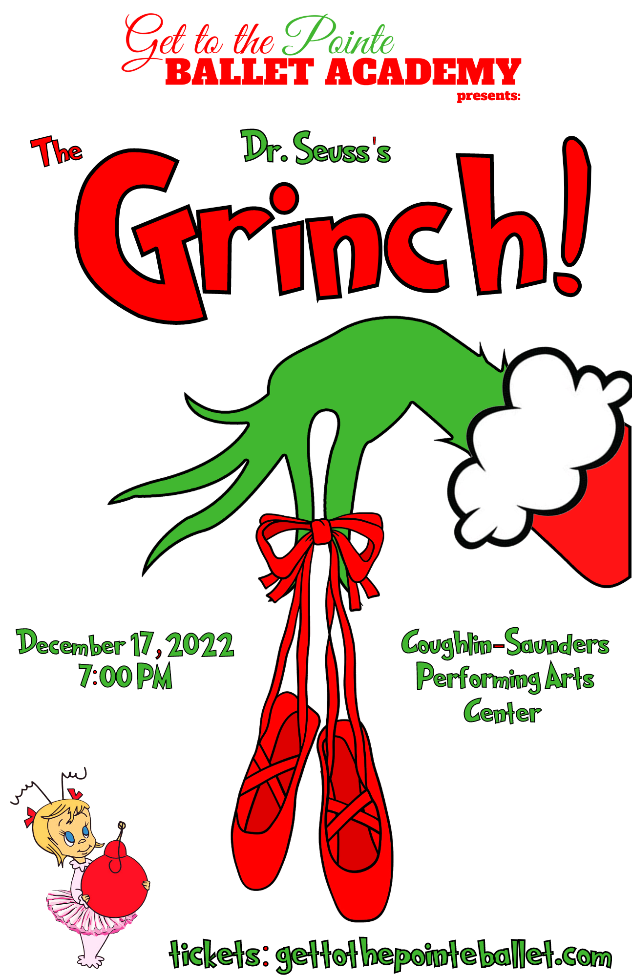 Get to the Pointe Ballet Academy presents The Grinch Ballet — Coughlin