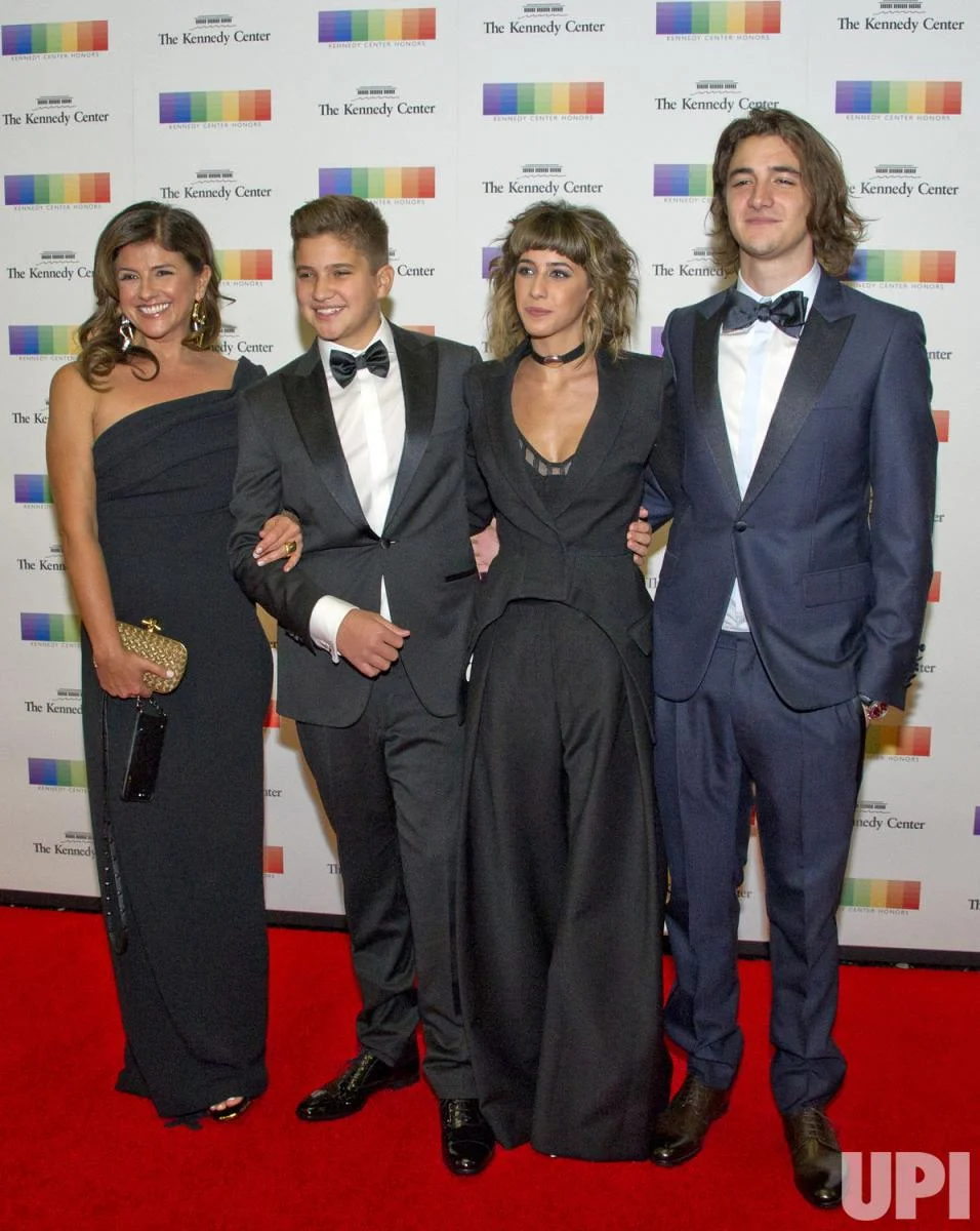 Cindy Frey, Taylor Frey, and other members of the Frey family attend the Kennedy Center Honors 2016. Glenn Frey of the Eagles was being honored.